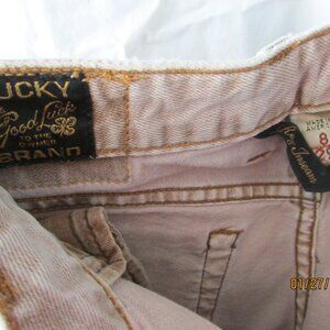 Lucky Low Rise Tan Jeans